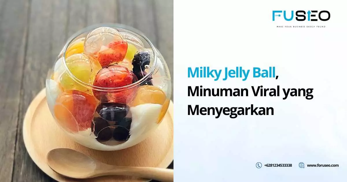 Milky Jelly Ball, Minuman Viral yang Menyegarkan