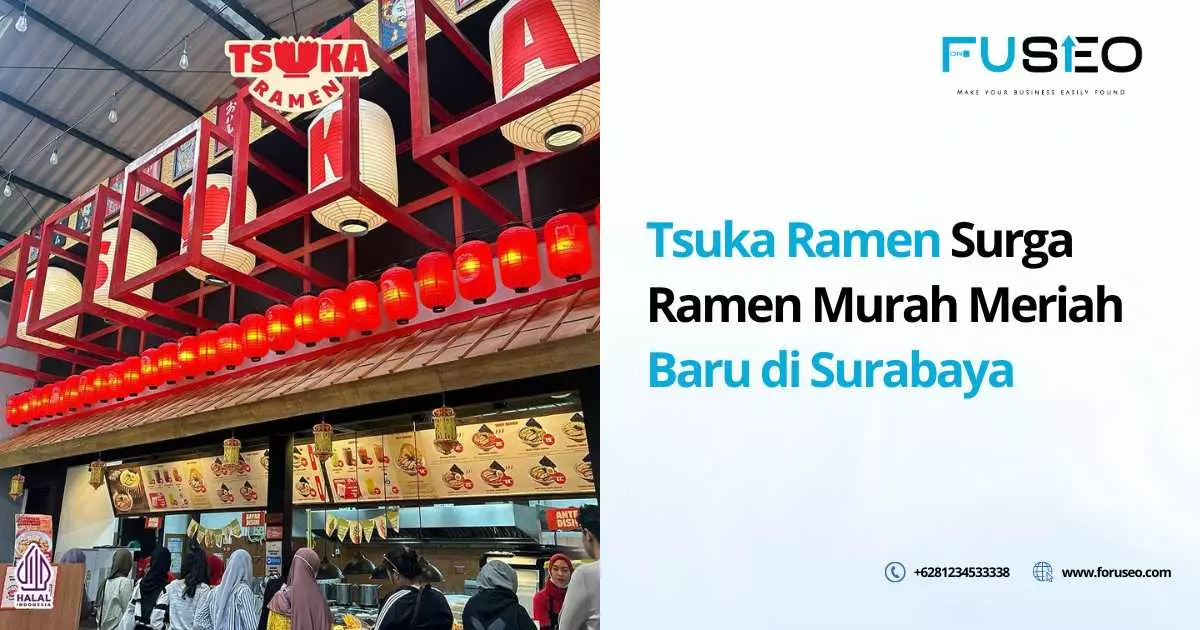 Tsuka Ramen Surga Ramen Murah Meriah Baru di Surabaya