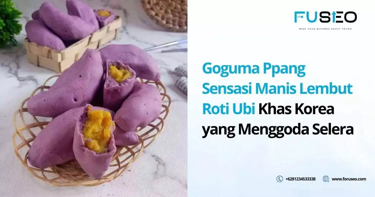 Goguma Ppang Sensasi Manis Lembut Roti Ubi Khas Korea yang Menggoda Selera