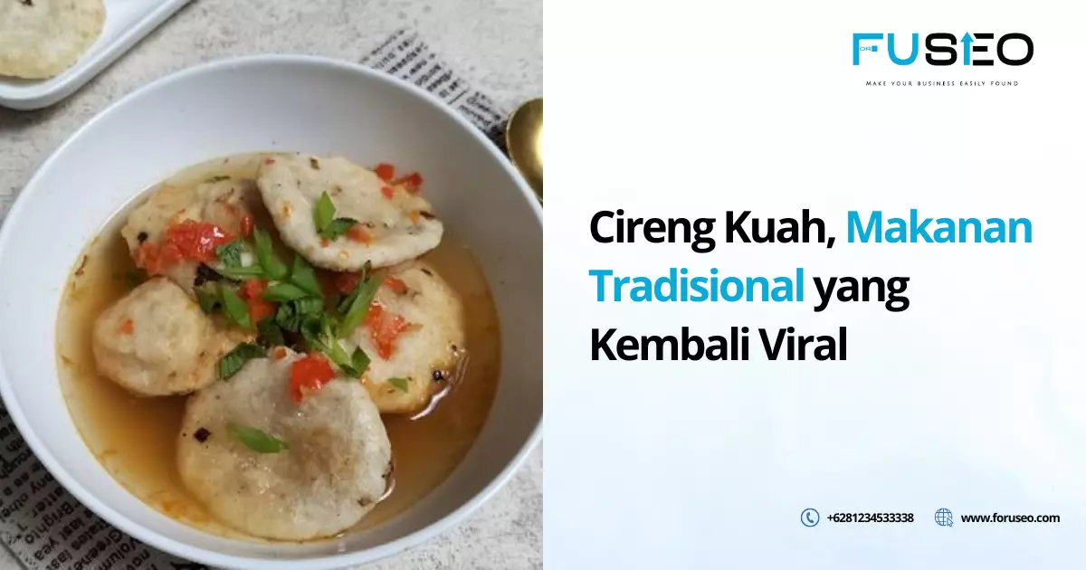 Cireng Kuah, Makanan Tradisional yang Kembali Viral