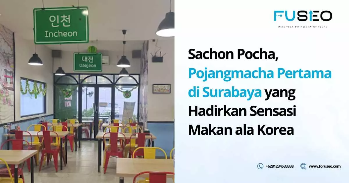 Sachon Pocha, Pojangmacha Pertama di Surabaya yang Hadirkan Sensasi Makan ala Korea