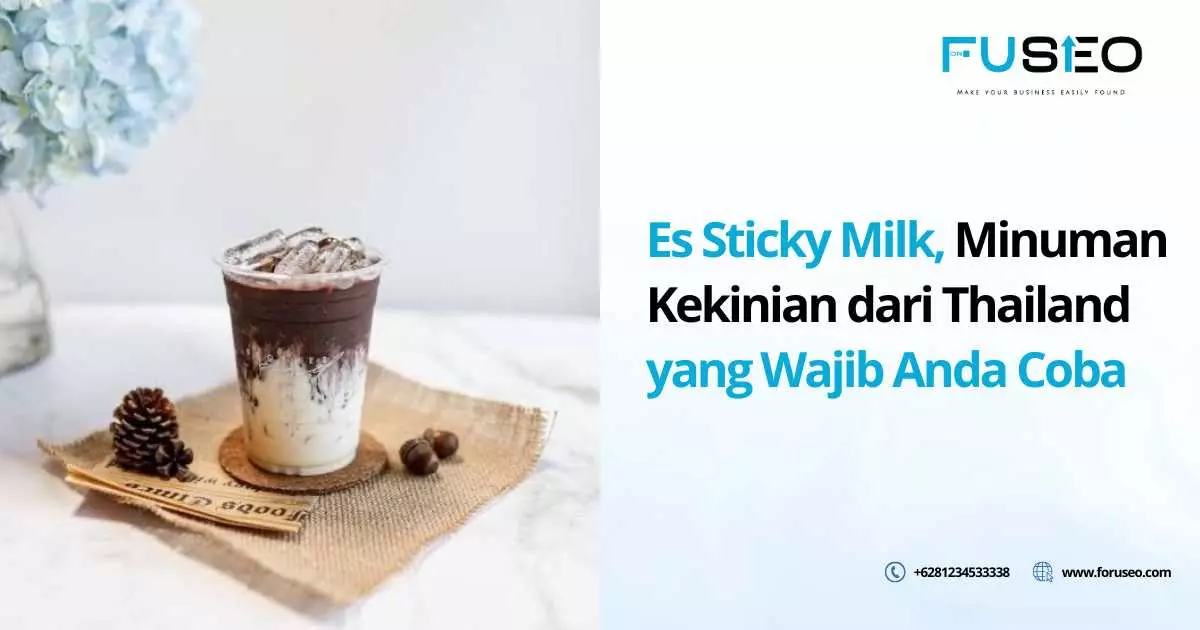 Es Sticky Milk, Minuman Kekinian dari Thailand yang Wajib Anda Coba