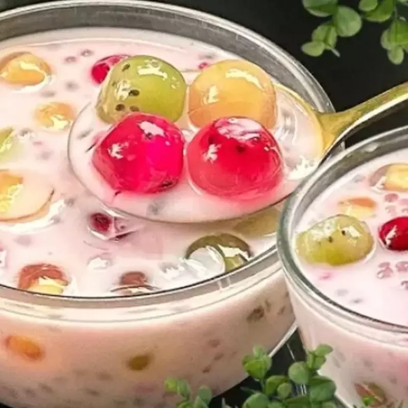 Cara Membuat Milky Jelly Ball