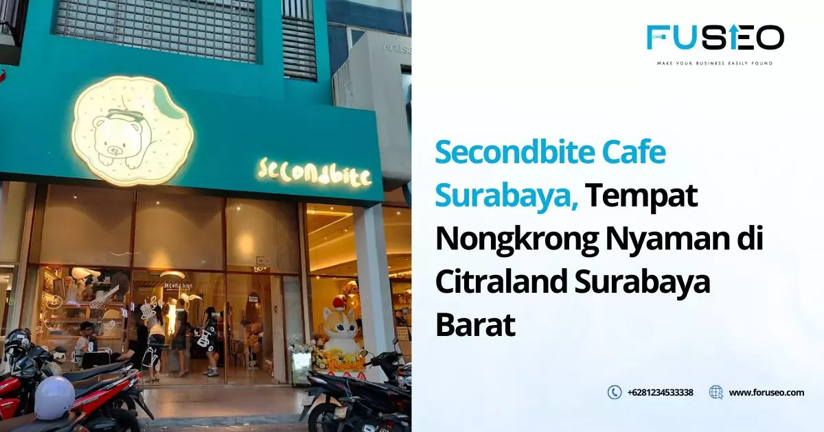 Secondbite Cafe Surabaya, Tempat Nongkrong Nyaman di Citraland Surabaya Barat