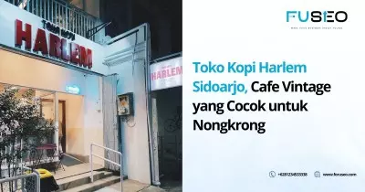 Toko Kopi Harlem Sidoarjo, Cafe Vintage yang Cocok untuk Nongkrong