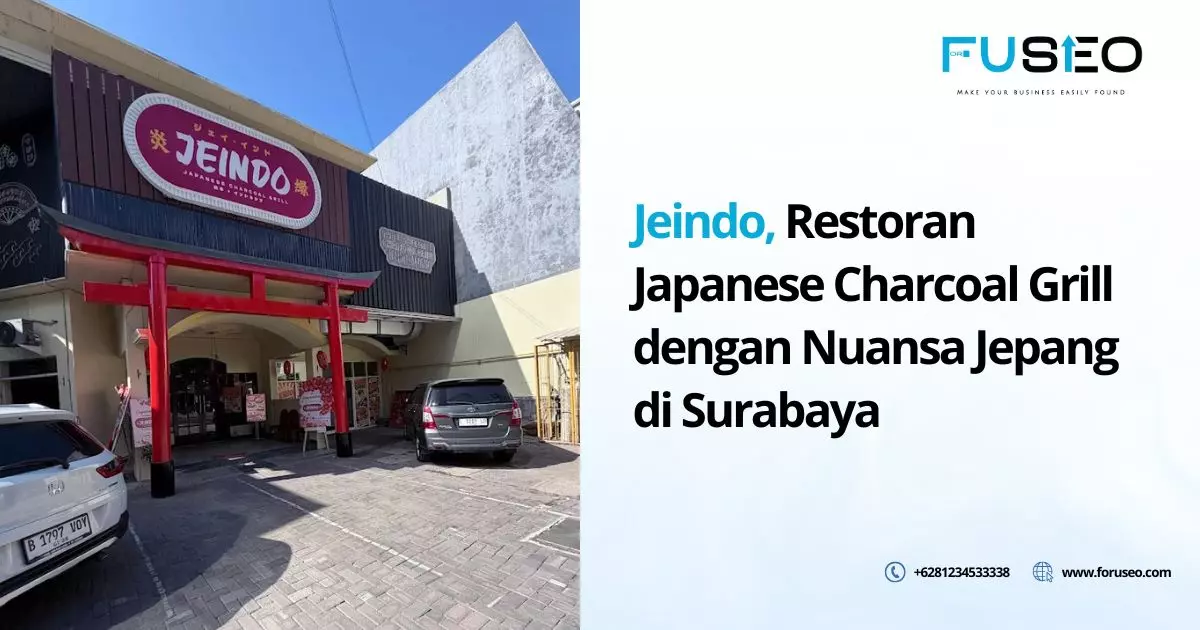 Jeindo, Restoran Japanese Charcoal Grill dengan Nuansa Jepang di Surabaya